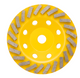 Syntec 7" 24 Segment eco spiral yellow 5/8-11