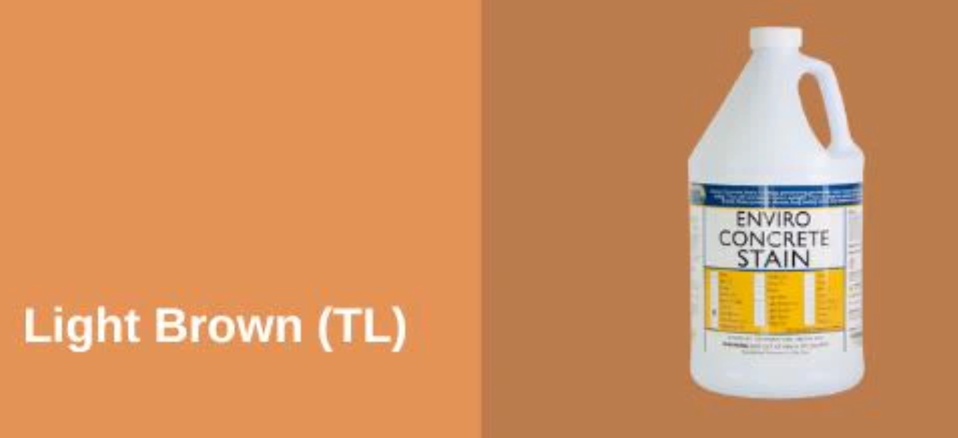 Bottle of Enviro Concrete Stain Light Brown (TL)