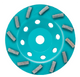 Syntec 7" 12 Segment Spiral Green Premium 5/8-11 Threaded