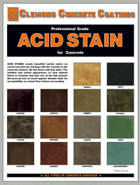 Clemons Concrete Acid Stain