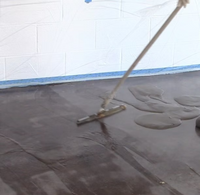 Sealer Stripper applied on a garage floor
