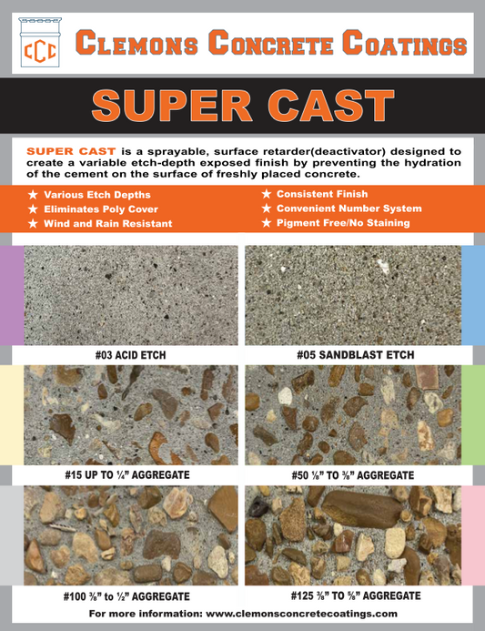 Clemons Concrete Coatings Super Cast 